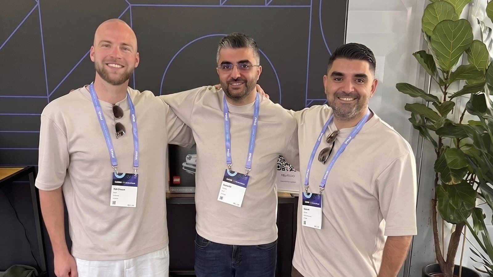 HeyHuma's three founders: Jan Pieter, Farhad and Arash